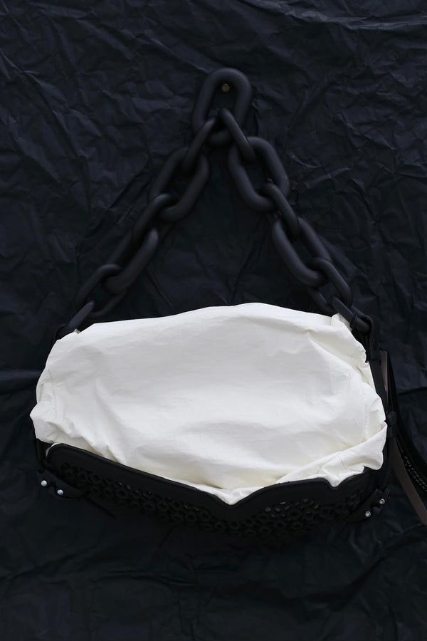 INNERRAUM Mini Shopping Bag S05WBBKBO45 Black & White